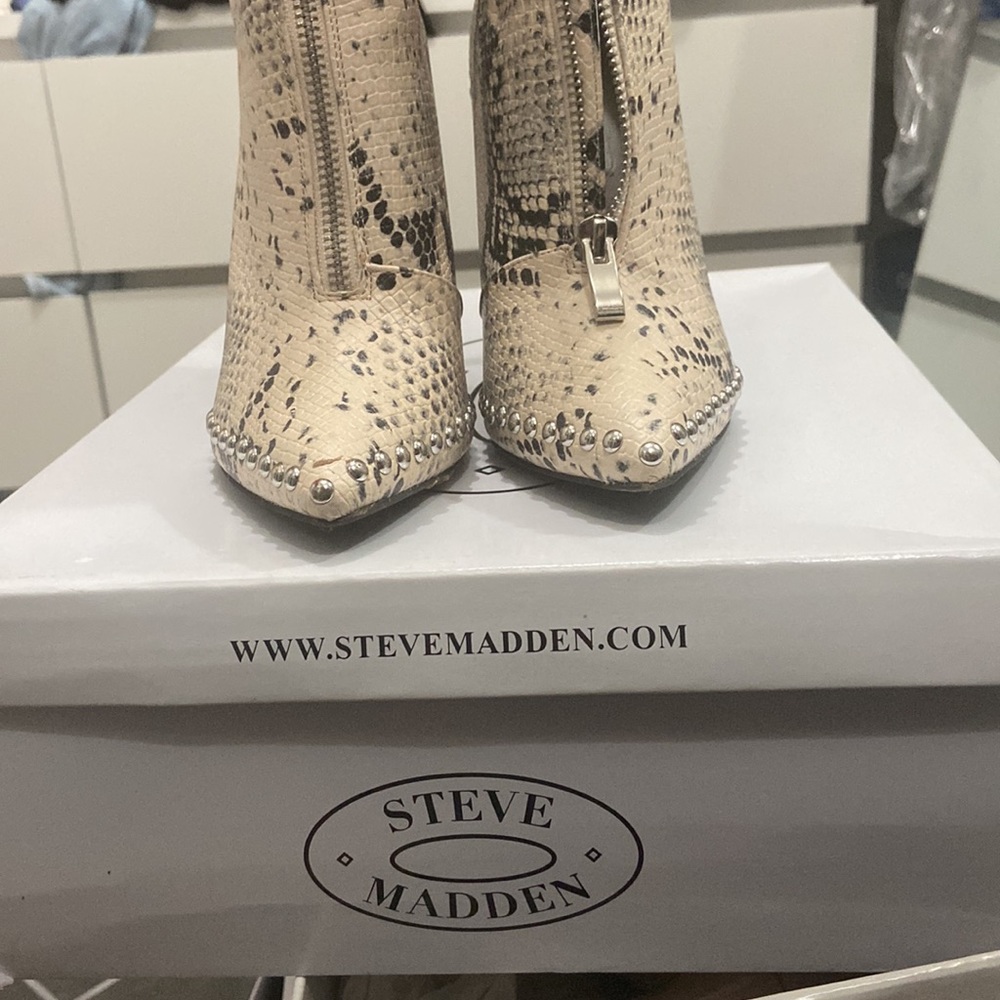 Steve Madden Snake Pointy Booties - image 2